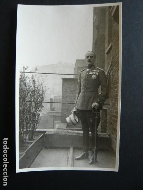 Fotograf&iacute;a antigua: SAN SEBASTIAN MILITAR ALTO RANGO ANTIGUA FOTOGRAFIA 9 X 14,5 CM