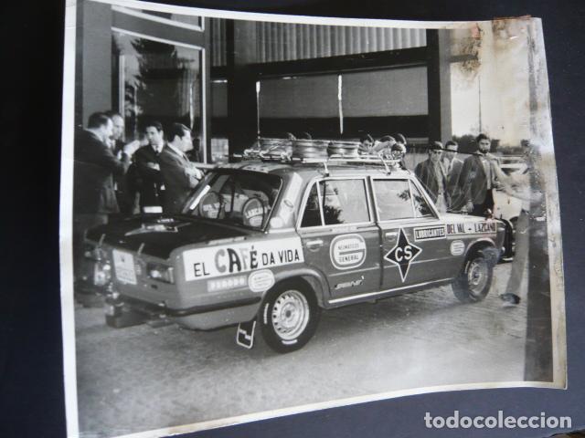 Alte Fotografie: RALLYE LONDRES MEXICO AUTOMOVILISMO 1970 FOTOGRAFIA ORIGINAL 24 X 18 CM