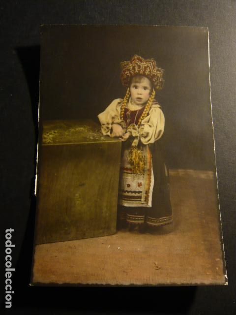 Fotograf&iacute;a antigua: NI&Ntilde;A DISFRAZADA DE RUSA ANTIGUA FOTOGRAFIA 11 X 16 CM