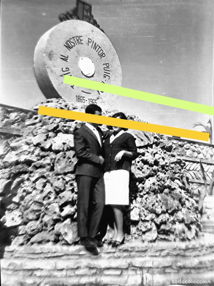 Alte Fotografie: Antiguo negativo de fotograf&iacute;a. Tirig. Castell&oacute;n. A&ntilde;os 30.