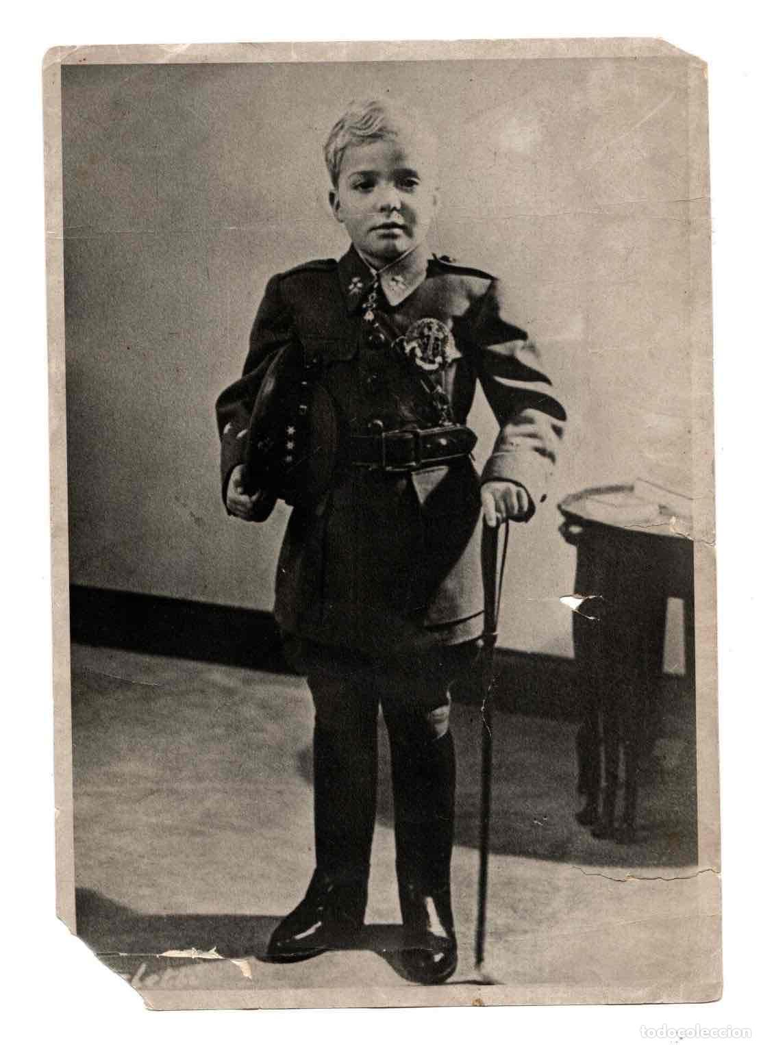 Antique Photography: FOTOGRAFIA DEL REY JUAN CARLOS I, DE NI&Ntilde;O. A&Ntilde;OS 40