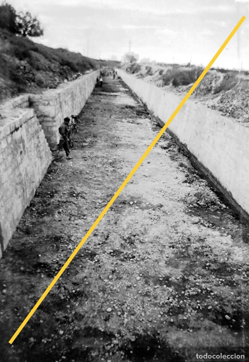 Alte Fotografie: Antiguo negativo de fotograf&iacute;a.