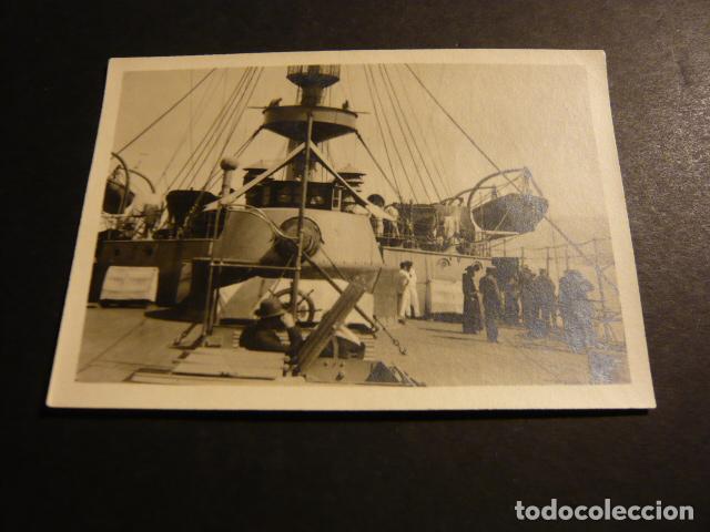 Photographie ancienne: BUQUE DE GUERRA PRINCESA DE ASTURIAS 1921 ANTIGUA FOTOGRAFIA 6 X 8,5 CM