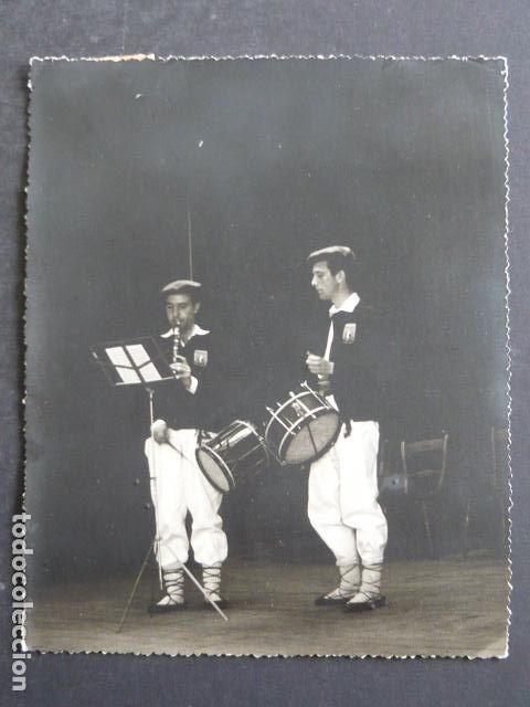 Antique Photography: SAN SEBASTIAN CHISTULARIS ANTIGUA FOTOGRAFIA ORIGINAL 11 X 14 CM