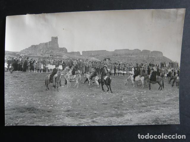 Antique Photography: ATIENZA GUADALAJARA FIESTA DE LA CABALLADA ANTIGUA FOTOGRAFIA ORIGINAL 18 X 12 CM
