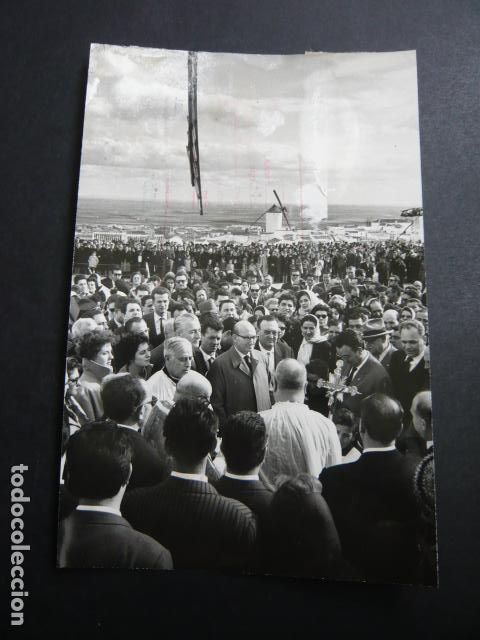 Photographie ancienne: CAMPO DE CRIPTANA CIUDAD REAL BENDICION DEL MOLINO ANTIGUA FOTOGRAFIA 18 X 12 CM