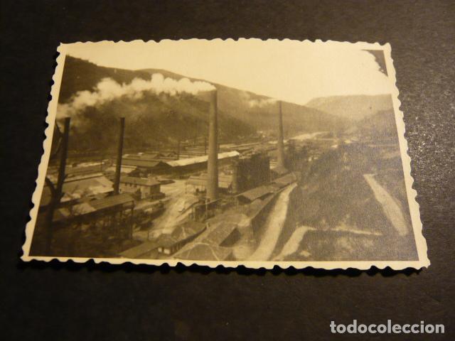 Fotograf&iacute;a antigua: MIERES ASTURIAS FABRICA ANTIGUA FOTOGRAFIA 6 X 8,5 CM