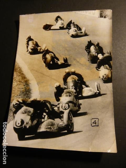 Antique Photography: MOTOCICLISMO CARRERAS SIDECAR ANTIGUA FOTOGRAFIA ORIGINAL 12 X 17 CM