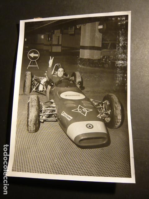 Antique Photography: AUTOMOVILISMO AUTOMOVIL LINCE FORMULA NACIONAL 1430 ANTIGUA FOTOGRAFIA ORIGINAL 13 X 18 CM