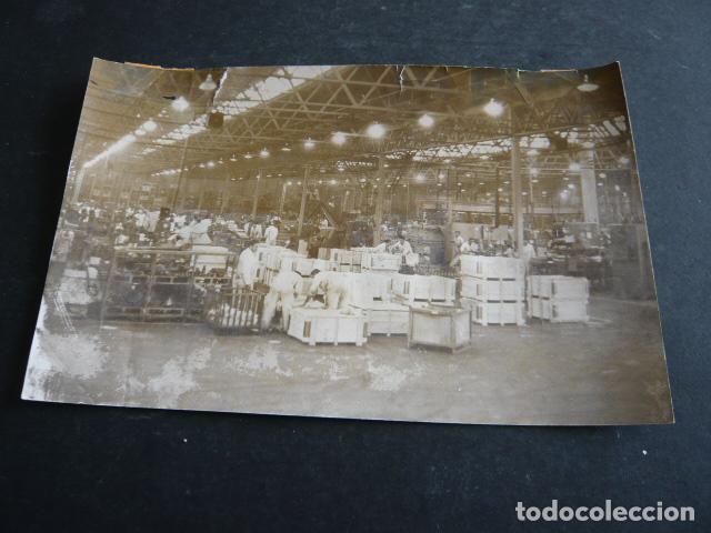 Antique Photography: TRETO CANTABRIA FABRICA FEMSA ANTIGUA FOTOGRAFIA ORIGINAL 12 X 17 CM