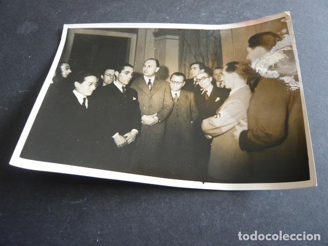 Antique Photography: ALEMANIA NAZI MINISTRO GOEBBELS CON PERIODISTAS ANTIGUA FOTOGRAFIA ORIGINAL 13 X 18 CM