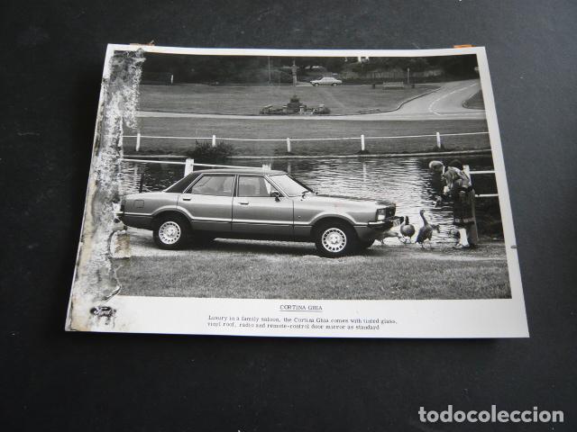 Antique Photography: AUTOMOVIL FORD CORTINA ANTIGUA FOTOGRAFIA ORIGINAL 12 X 17 CM