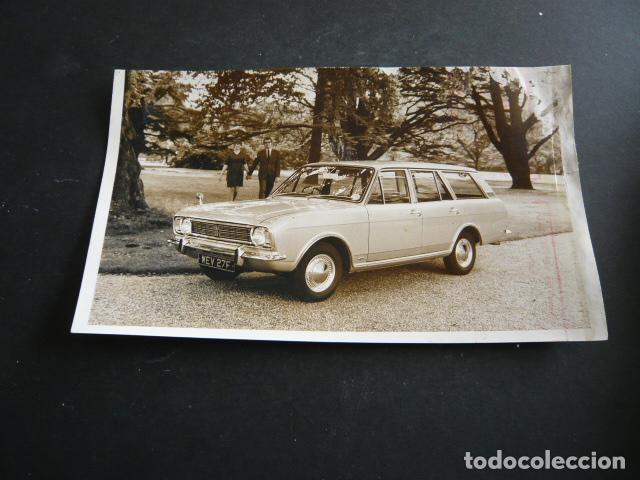Antique Photography: AUTOMOVIL FORD CORTINA ANTIGUA FOTOGRAFIA ORIGINAL 18 X 24 CM