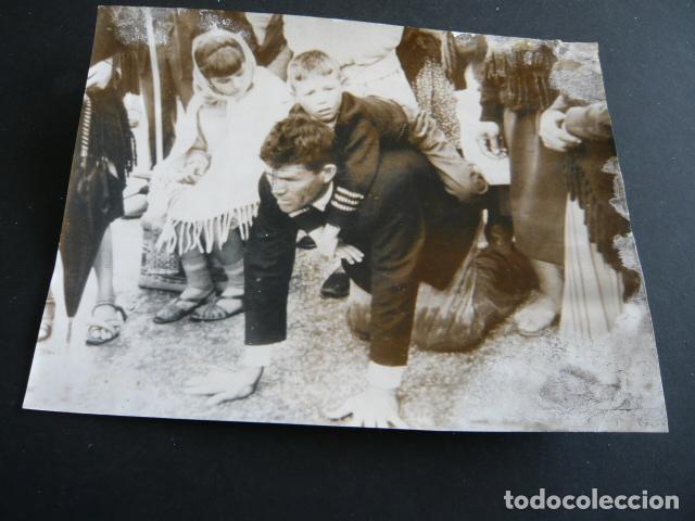 Antique Photography: PEREGRINACION AL SANTUARIO DE FATIMA ANTIGUA FOTOGRAFIA ORIGINAL 18 X 24 CM