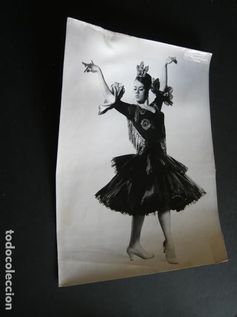 Fotograf&iacute;a antigua: MARIA DE LOS REMEDIOS BAILARINA ANTIGUA FOTOGRAFIA 18 X 24 CM