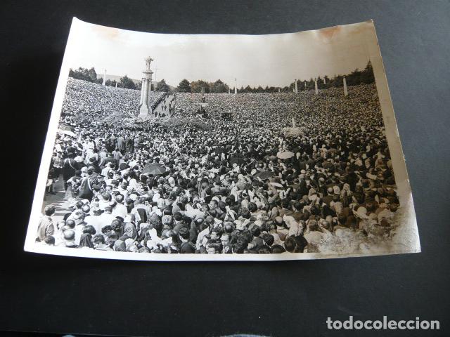 Antique Photography: PEREGRINACION AL SANTUARIO DE FATIMA ANTIGUA FOTOGRAFIA ORIGINAL 18 X 24 CM