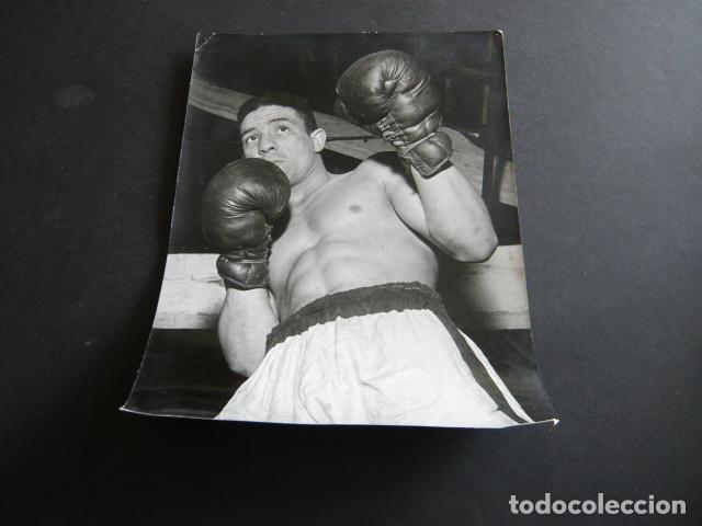 Antique Photography: BOXEO BOXEADOR ANTIGUA FOTOGRAFIA ORIGINAL 18 X 24 CM