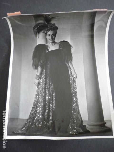 Fotografia antica: CELIA GAMEZ CANTANTE ACTRIZ ANTIGUA FOTOGRAF&Iacute;A 24 X 18 CM