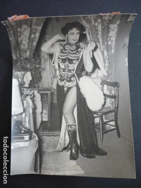 Fotografia antica: CELIA GAMEZ CANTANTE ACTRIZ ANTIGUA FOTOGRAF&Iacute;A 24 X 18 CM