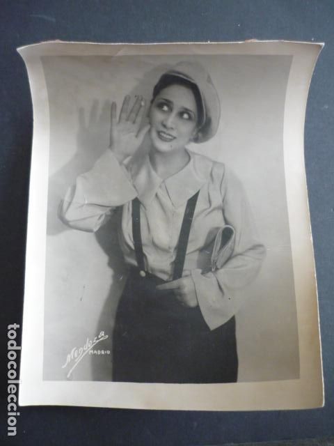 Fotografia antica: CELIA GAMEZ CANTANTE ACTRIZ ANTIGUA FOTOGRAF&Iacute;A 24 X 18 CM