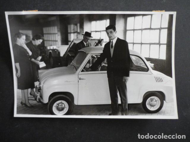 Antique Photography: AUTOMOVIL GOGGOMOBIL ANTIGUA FOTOGRAF&Iacute;A 12 X 18 CM