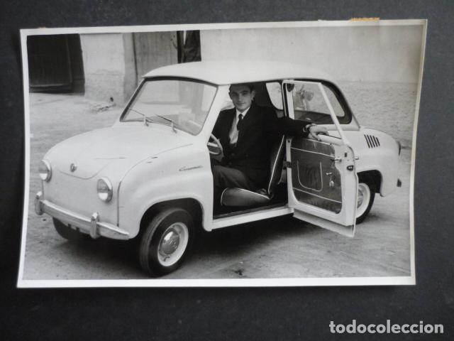 Antique Photography: AUTOMOVIL GOGGOMOBIL ANTIGUA FOTOGRAF&Iacute;A 12 X 18 CM
