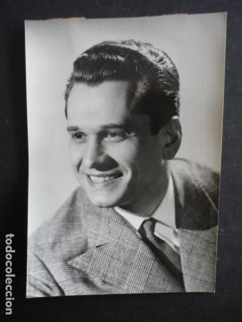 Antique Photography: CARLO CASTELAZZO CANTANTE ITALIANO ANTIGUA FOTOGRAFIA 10 X 15 CM