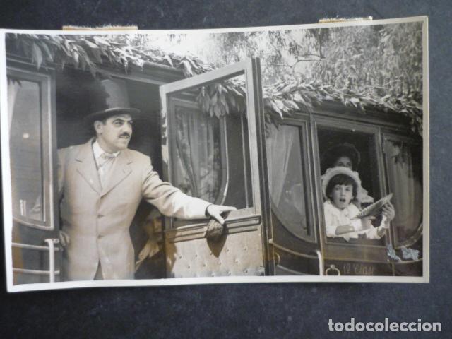 Fotografia antica: ALICANTE NOCHE DE SAN JUAN TREN CENTENARIO ANTIGUA FOTOGRAFIA ORIGINAL 8,5 X 14 CM