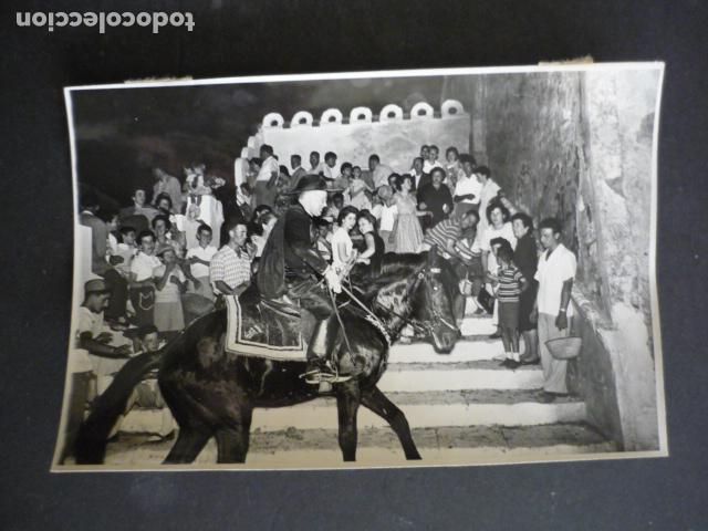 Antique Photography: CIUDADELA MENORCA LA COLGADA FIESTA DE SAN JUAN ANTIGUA FOTOGRAFIA ORIGINAL 12 X 18 CM