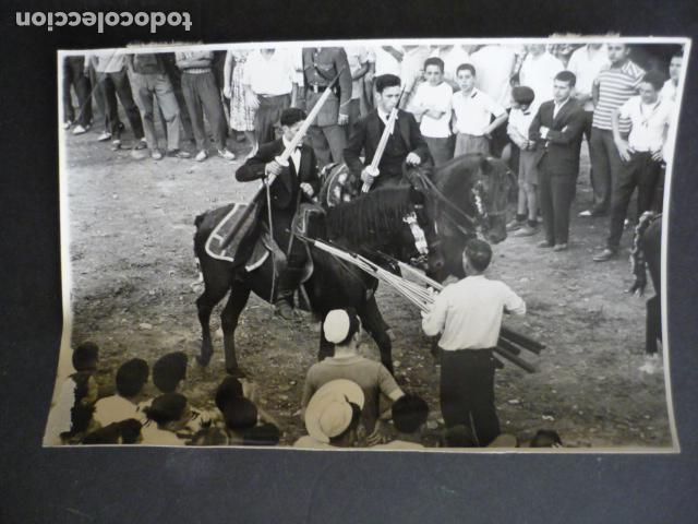 Antique Photography: CIUDADELA MENORCA LA COLGADA FIESTA DE SAN JUAN ANTIGUA FOTOGRAFIA ORIGINAL 12 X 18 CM