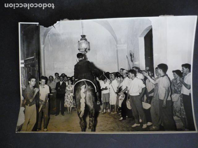 Antique Photography: CIUDADELA MENORCA LA COLGADA FIESTA DE SAN JUAN ANTIGUA FOTOGRAFIA ORIGINAL 12 X 18 CM