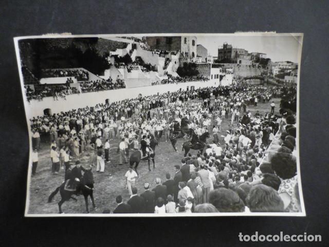 Antique Photography: CIUDADELA MENORCA LA COLGADA FIESTA DE SAN JUAN ANTIGUA FOTOGRAFIA ORIGINAL 12 X 18 CM