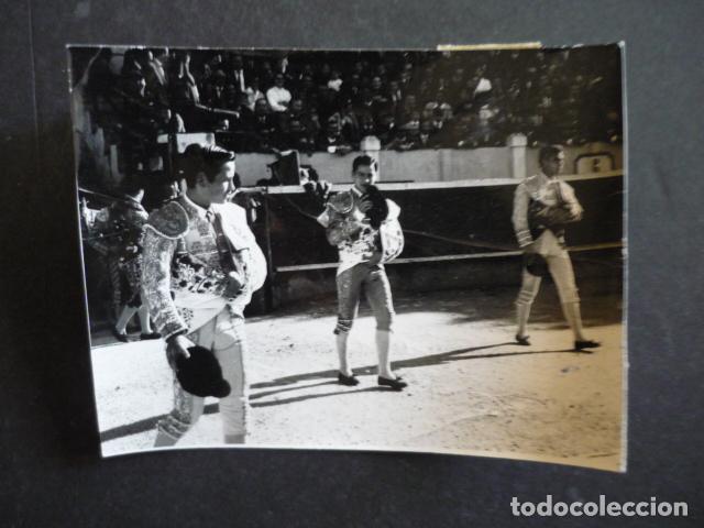 Antique Photography: JUAN ANTONIO MACARENA Y LINARES TOREROS ANTIGUA FOTOGRAFIA ORIGINAL 9 X 11 CM