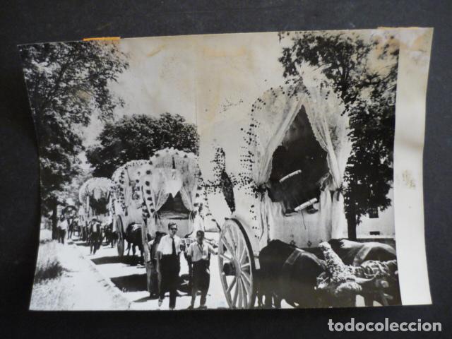 Antique Photography: ROMERIA DEL ROCIO ANTIGUA FOTOGRAFIA ORIGINAL 18 X 13 CM