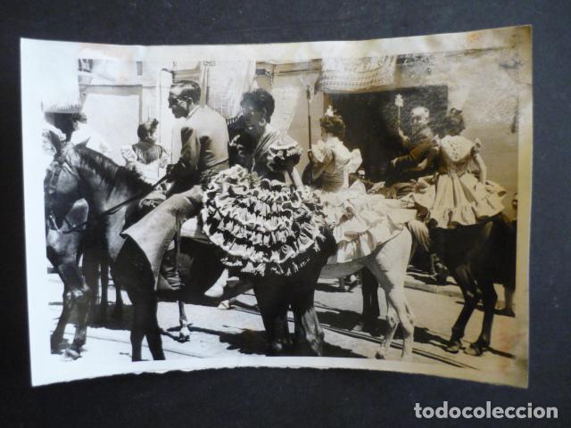 Antique Photography: ROMERIA DEL ROCIO ANTIGUA FOTOGRAFIA ORIGINAL 18 X 13 CM