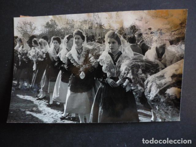 Antique Photography: CASTELLON OFRENDA VIRGEN DEL LIDON ANTIGUA FOTOGRAFIA ORIGINAL 18 X 13 CM