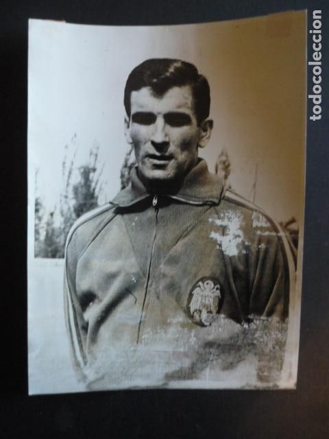 Antique Photography: JOSE ANGEL IRIBAR FUTBOLISTA ANTIGUA FOTOGRAFIA ORIGINAL 18 X 24 CM
