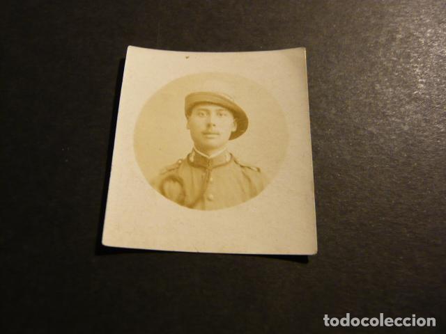Fotograf&iacute;a antigua: SOLDADO DE INGENIEROS ANTIGUA FOTOGRAFIA 3,5 X 4 CM