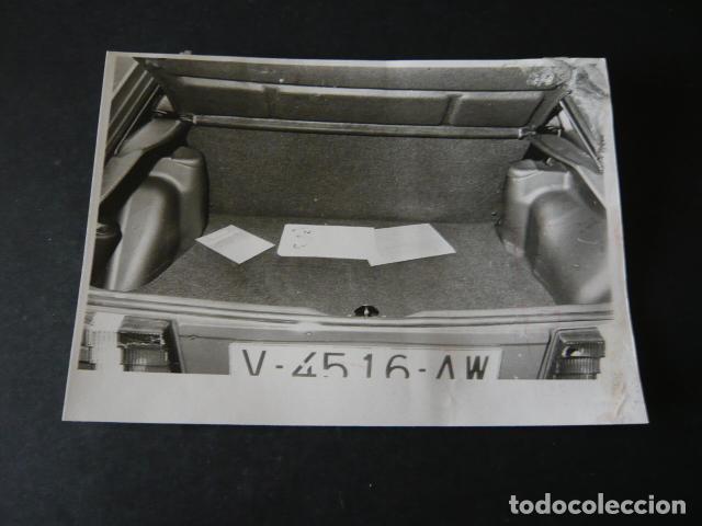 Antique Photography: AUTOMOVIL FORD ESCORT ANTIGUA FOTOGRAFIA ORIGINAL 18 X 13 CM