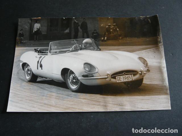 Fotograf&iacute;a antigua: AUTOMOVIL JAGUAR ANTIGUA FOTOGRAFIA 12 X 17 CM