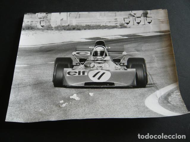 Fotograf&iacute;a antigua: JACKIE STEWART CONDUCTOR FORMULA 1 GRAN PREMIO FRANICA 1971 ANTIGUA FOTOGRAFIA 18 X 24 CM