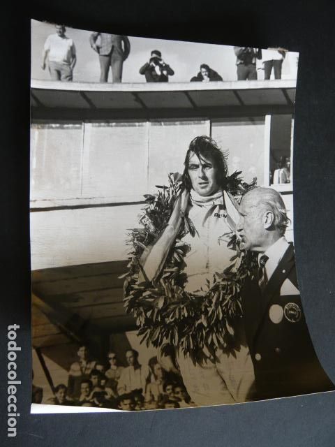 Photographie ancienne: JACKIE STEWART CONDUCTOR FORMULA 1 CIRCUITO DEL JARAMA 1970 ANTIGUA FOTOGRAFIA 18 X 24 CM
