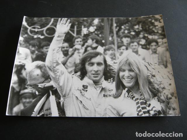 Fotograf&iacute;a antigua: JACKIE STEWART CONDUCTOR FORMULA 1 ANTIGUA FOTOGRAFIA 18 X 24 CM
