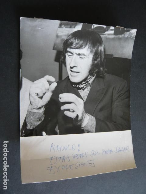 Fotograf&iacute;a antigua: JACKIE STEWART CONDUCTOR FORMULA 1 ANTIGUA FOTOGRAFIA 24 X 18 CM