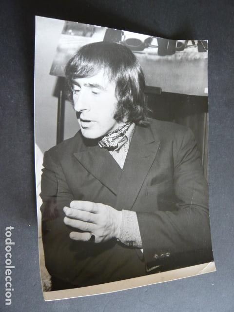 Fotograf&iacute;a antigua: JACKIE STEWART CONDUCTOR FORMULA 1 ANTIGUA FOTOGRAFIA 24 X 18 CM