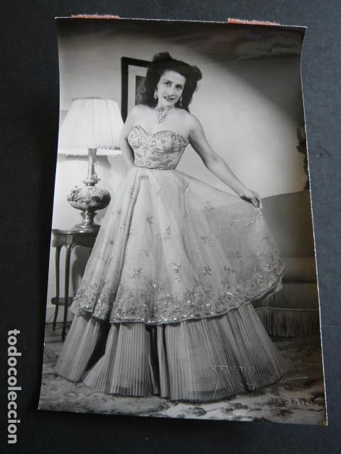 Antique Photography: CELIA GAMEZ ACTRIZ VEDETTE BALARINA ANTIGUA FOTOGRAFIA 12 X 18 CM