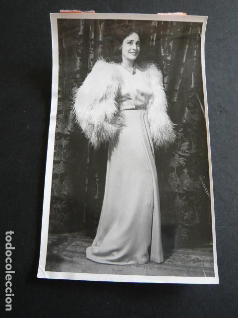 Antique Photography: CELIA GAMEZ ACTRIZ VEDETTE BALARINA ANTIGUA FOTOGRAFIA 12 X 18 CM