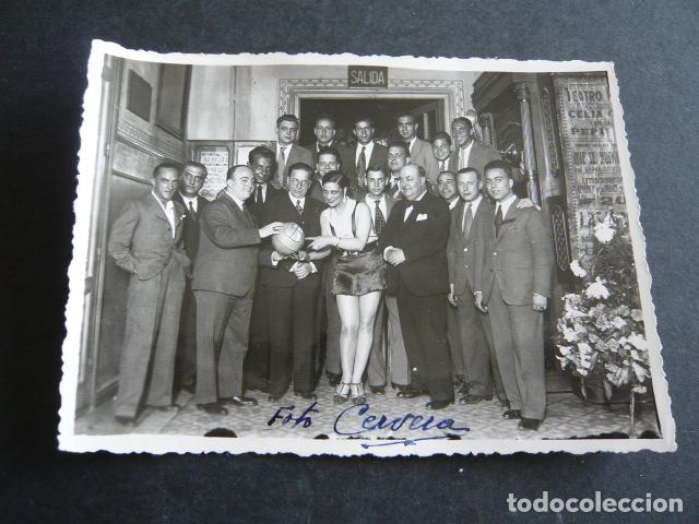 Antique Photography: CELIA GAMEZ ACTRIZ VEDETTE BALARINA REVISTA ANTIGUA FOTOGRAFIA 14 X 9 CM