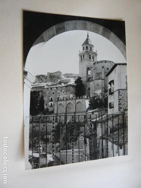 Antique Photography: ALBARRACIN TERUEL DETALLE ANTIGUA FOTOGRAFIA 24 X 18 CM