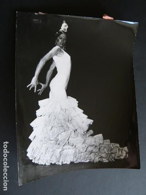 Antique Photography: MANUELA VARGAS BAILAORA ACTRIZ ANTIGUA FOTOGRAFIA 20 X 25 CM